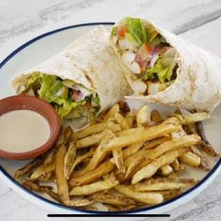 Chicken kabob Wrap